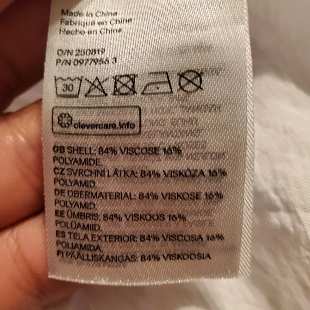 H&M white dress